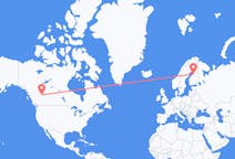 Flüge von Große Prärie, Kanada nach Oulu, Finnland