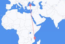 出发地 莫桑比克出发地 彭巴目的地 土耳其安卡拉的航班