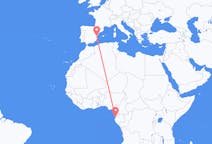 Loty z Libreville, Gabon do Walencji, Hiszpania