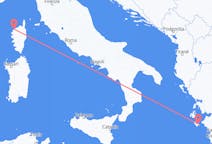 出发地 法国从 卡尔维目的地 希腊扎金索斯島的航班