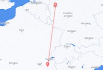 Flyg från Köln, Tyskland till Chambery, Frankrike