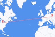 Flights from Cleveland, the United States to Katowice, Poland