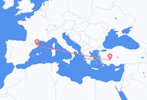 Flights from Isparta, Turkey to Girona, Spain