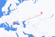 Flights from Istanbul, Turkey to Kemerovo, Russia