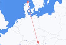 Flights from Klagenfurt, Austria to Aalborg, Denmark