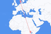 Flyreiser fra Kigali, Rwanda til Westerland, Tyskland