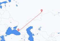 Flyg från Tjeljabinsk till Sochi