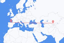 Flyg från Sjymkent, Kazakstan till Santander, Spanien