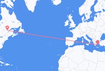 Flights from Saguenay, Canada to Parikia, Greece