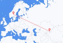 Flyreiser fra Almaty, Kasakhstan til Rörbäcksnäs, Sverige