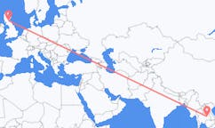 Flyreiser fra Roi Et Province, Thailand til Edinburgh, Skottland