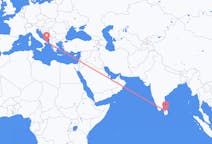 Flyreiser fra Sigiriya, til Brindisi