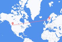 Flights from Kelowna, Canada to Rörbäcksnäs, Sweden