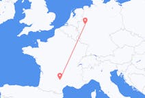 Flyreiser fra Rodez, Frankrike til Dortmund, Tyskland