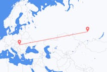 Flights from Krasnoyarsk, Russia to Debrecen, Hungary