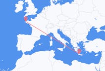 Flights from Chania, Greece to Brest, France