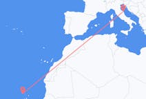 Vluchten van São Vicente, Kaapverdië naar Ancona, Italië