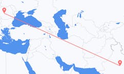 Flights from Gwalior, India to Sibiu, Romania