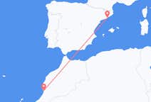 出发地 摩洛哥出发地 阿加迪尔目的地 西班牙巴塞罗那的航班