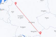 Vluchten van Münster naar Salzburg