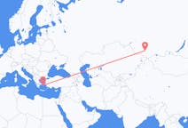 Flights from Gorno-Altaysk, Russia to Mykonos, Greece