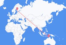 Flyrejser fra Darwin, Australien til Tampere, Finland