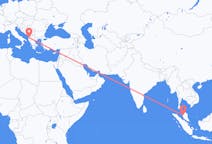 Flyreiser fra Ipoh, Malaysia til Tirana, Albania