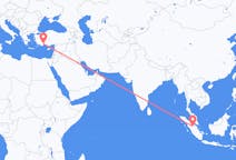Flyrejser fra Pekanbaru, Indonesien til Antalya, Tyrkiet