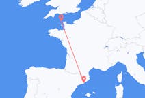 Flights from Alderney, Guernsey to Barcelona, Spain