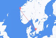 Loty z miasta Ängelholm do miasta Florø