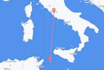 Vols depuis la ville de Pantelleria vers la ville de Rome