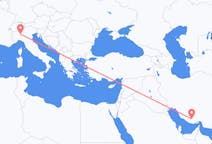Flüge von Lar, der Iran nach Mailand, Italien