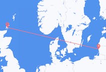 Flights from Kirkwall, Scotland to Palanga, Lithuania