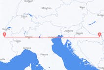 Flyrejser fra Chambery, Frankrig til Osijek, Kroatien