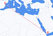 Flug frá Aden til Castelló de la Plana