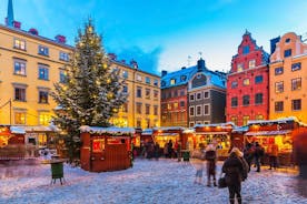 Visite privée à pied de l'esprit de Noël à Stockholm