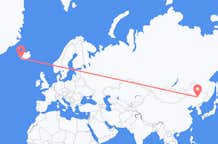 出发地 中国哈尔滨市目的地 冰岛雷克雅未克的航班