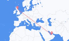 Flights from Abu Dhabi, United Arab Emirates to Edinburgh, the United Kingdom