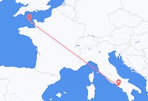Flyreiser fra Napoli, til Guernsey