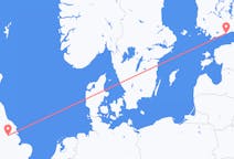 从赫尔辛基市飞往唐卡斯特市的机票