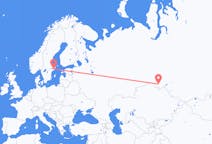 从鄂木斯克市飞往斯德哥尔摩市的机票