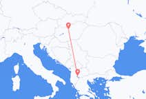 Lennot Budapestista Ohridiin