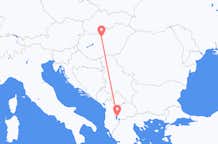 Flyg från Budapest till Ohrid