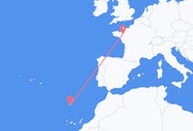 Fly fra Rennes til Funchal