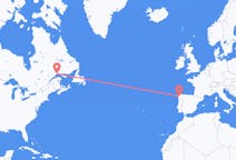 Flyg från Sept-Îles, Kanada till Santiago de Compostela, Spanien