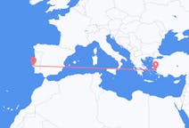 Flyrejser fra Samos, Grækenland til Lissabon, Portugal