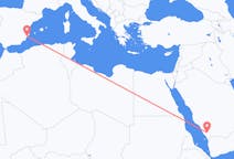 出发地 沙特阿拉伯出发地 艾卜哈目的地 西班牙阿利坎特的航班