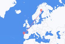 Voos de Skellefteå, Suécia para Vigo, Espanha
