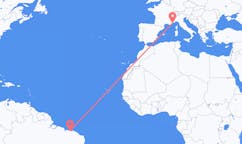Flights from Parnaíba, Brazil to Nice, France