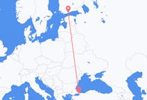 Flyreiser fra Helsingfors, til Istanbul